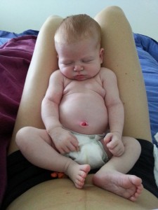 Repos bien méritée après une grosse têtée