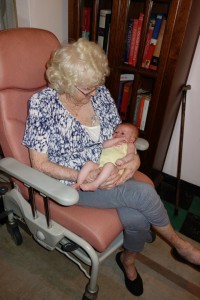 Dans les bras de mon arrière grand mère