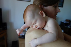 Quand je m'endors dans les bras de maman