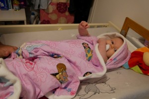 Dans ma cape de bain