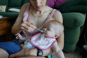 Miam, purée de courgettes