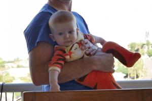 Dans les bras de papa