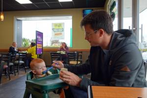 Arret sur la route, dans un subway