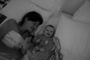 Réveil tout en câlins et sourires