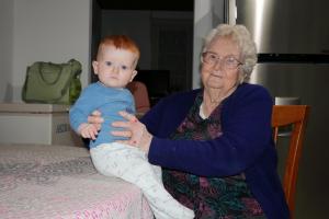 Avec mon arrière-grand-mère