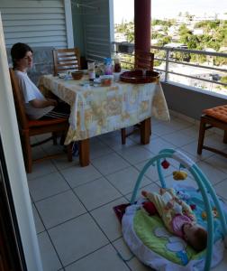 Petit déjeuner en famille