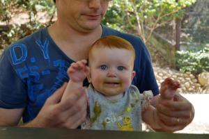 Repas parfois agité ...