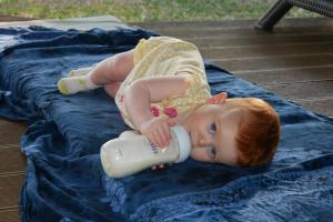 Têtée post baignade