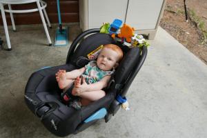 Petit dej' sur la terrasse, dans ma coque