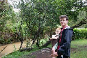 Il vient de pleuvoir et pas un peu. Du coup eau marron.