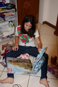 Ouverture de cadeaux pour Morgane