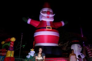 Place des cocotiers : illuminations de Noel