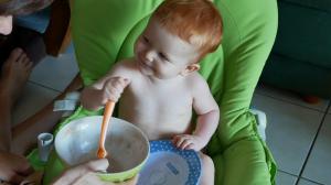 Petit déjeuner le matin