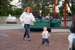 Mamie aussi fait de l'exercice