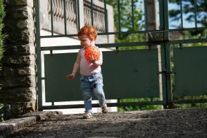 Je promène le ballon