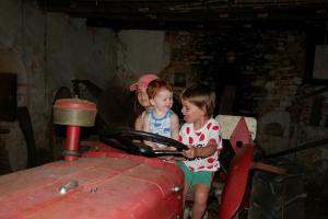 Conduite de tracteur à 3. 