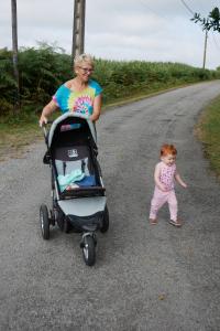 Promenade rapide avec ma grande tante