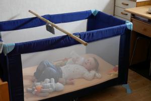 Petit moment de calme dans mon lit avec mes dessins animés