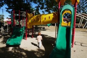 Le lendemain je suis allée jouer aux jeux sur la place