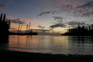 Fin de journée à la baie des tortues