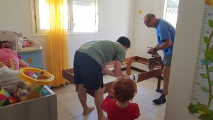 Mon pépé m'a fabriqué mon lit !