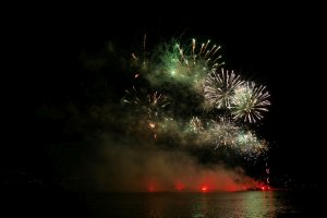 Feu d'artifice du nouvel an