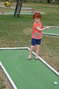 De nouveau du mini golf !