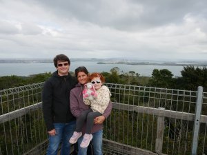 Rangitoto island - vue sur Auckand depuis le sommet